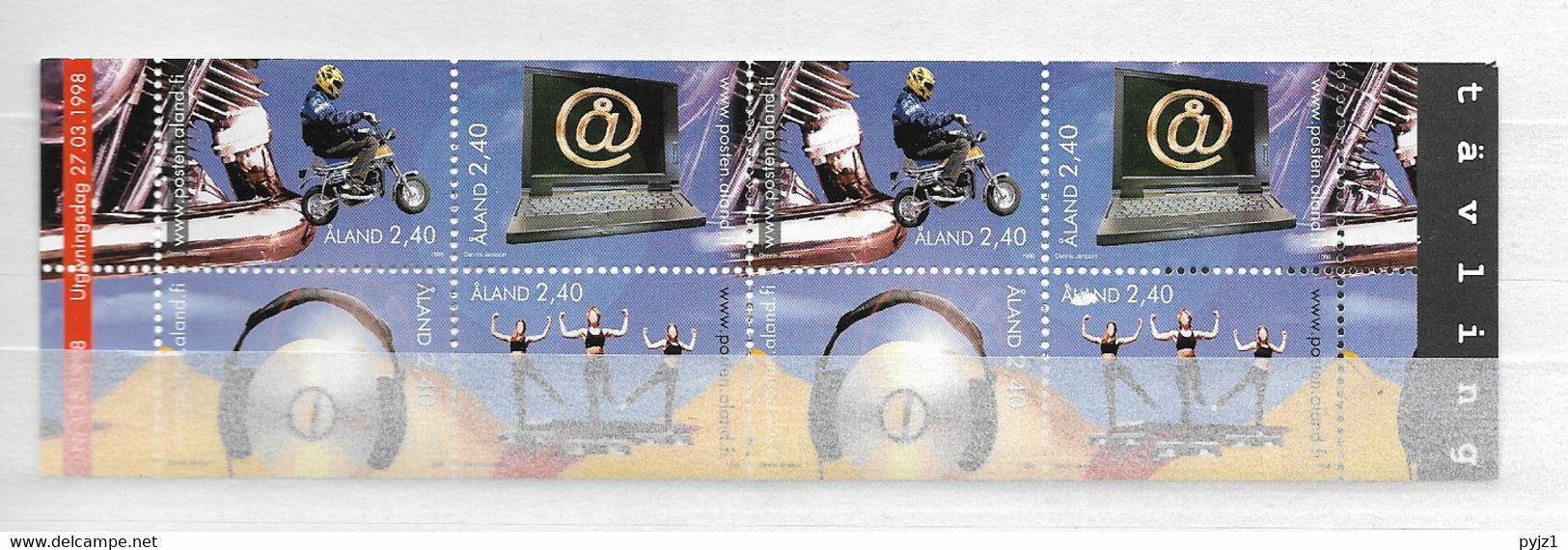 1998 MNH Aland Booklet Postfris** - Aland