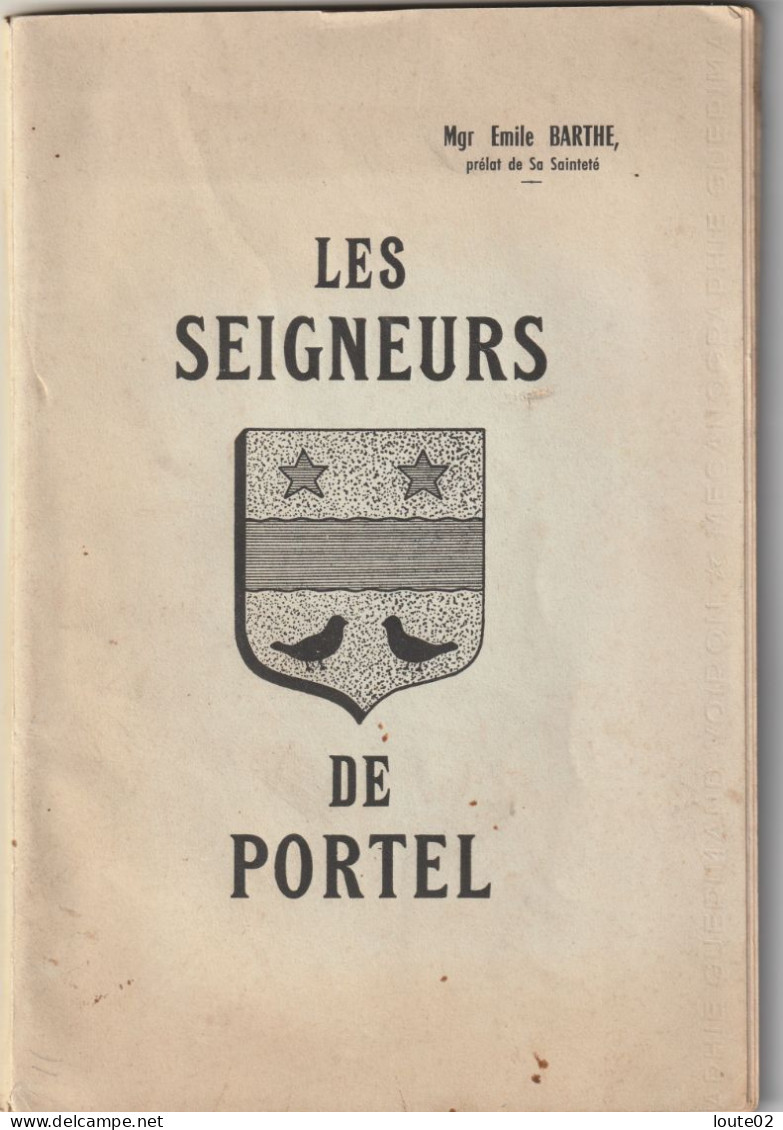 LES SEIGNEURS DE PORTEL  EMILE  BARTHE  AUDE LES CAUSSAT DE CASTELMAURE - Midi-Pyrénées