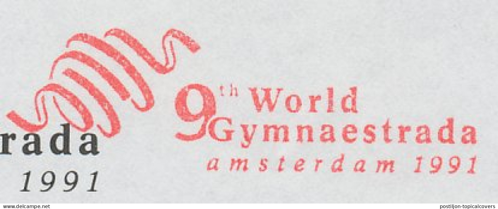 Meter Top Cut Netherlands 1991 9th World Gymnaestrada Amsterdam 1991 - Other & Unclassified