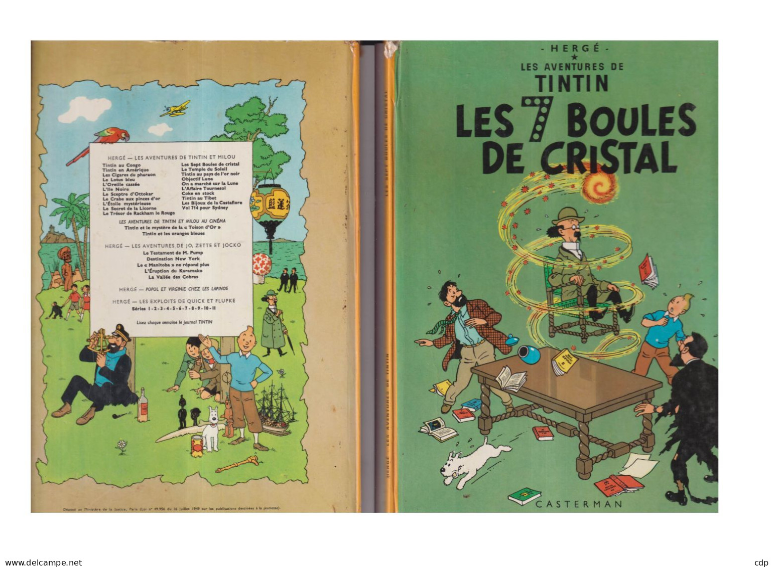 TINTIN  Les 7 Boules De Cristal - Tintin