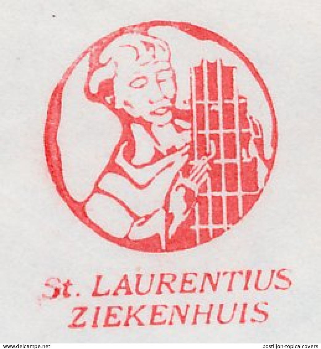 Meter Cover Netherlands 1976 St. Lawrence - Laurentius - Hospital - Roermond - Autres & Non Classés