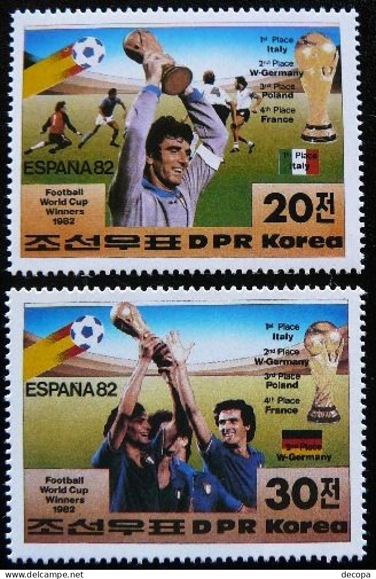 (dcbv-894)   N-Korea      Michel  2269-70      MNH - 1982 – Spain