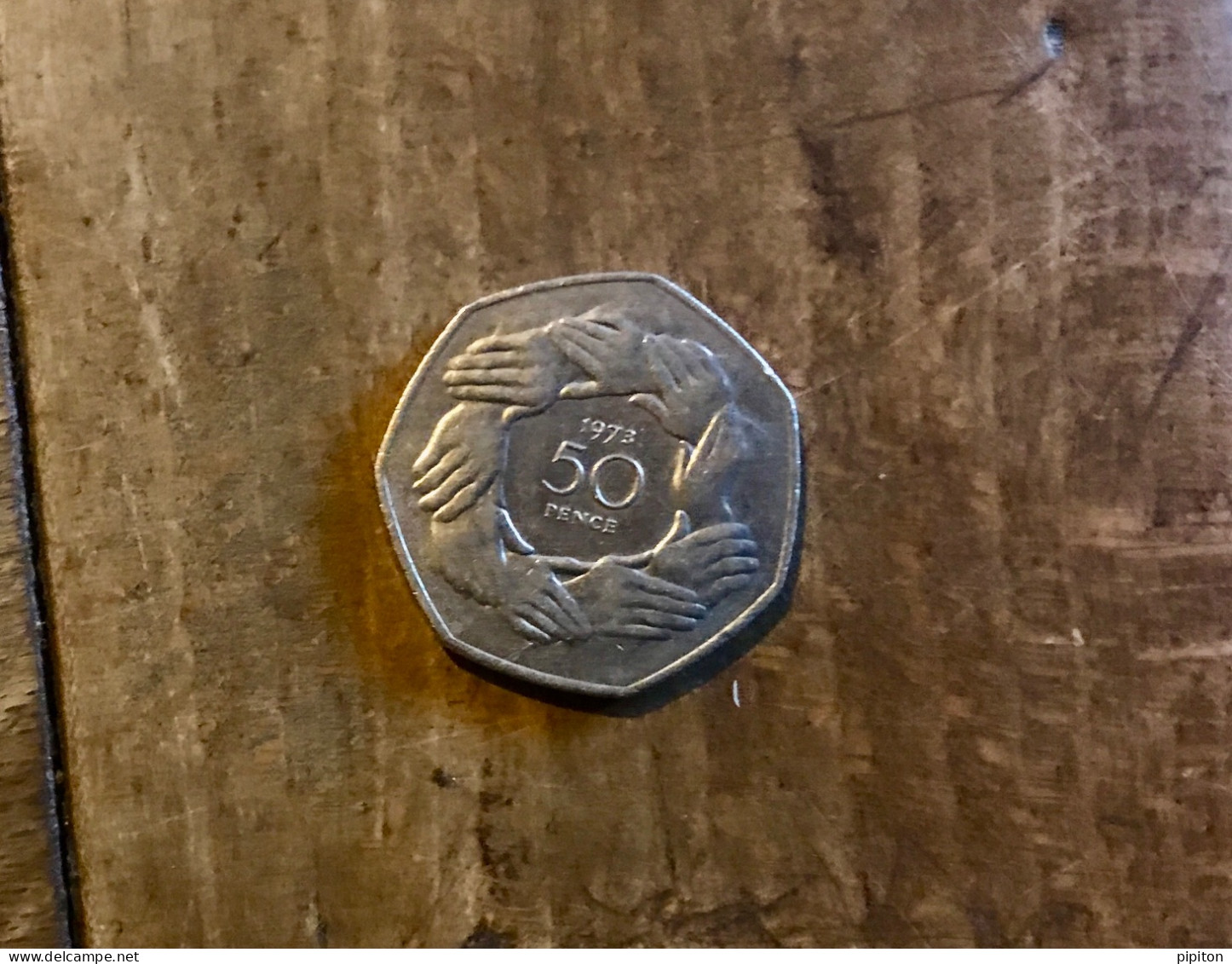 Pièce De Monnaie Grande Bretagne 50 Pence1973 - 50 Pence