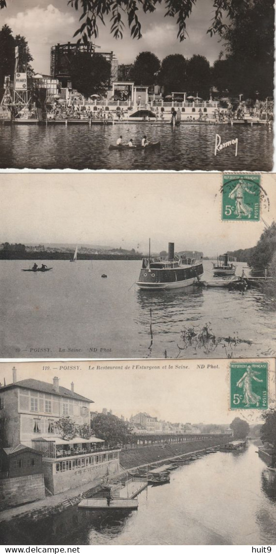 LOT de 505 Cartes Anciennes des YVELINES (78) dont 1 Carnet de Rambouillet : voir quelques scans + petites CP.