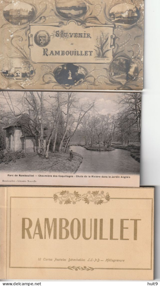 LOT de 505 Cartes Anciennes des YVELINES (78) dont 1 Carnet de Rambouillet : voir quelques scans + petites CP.