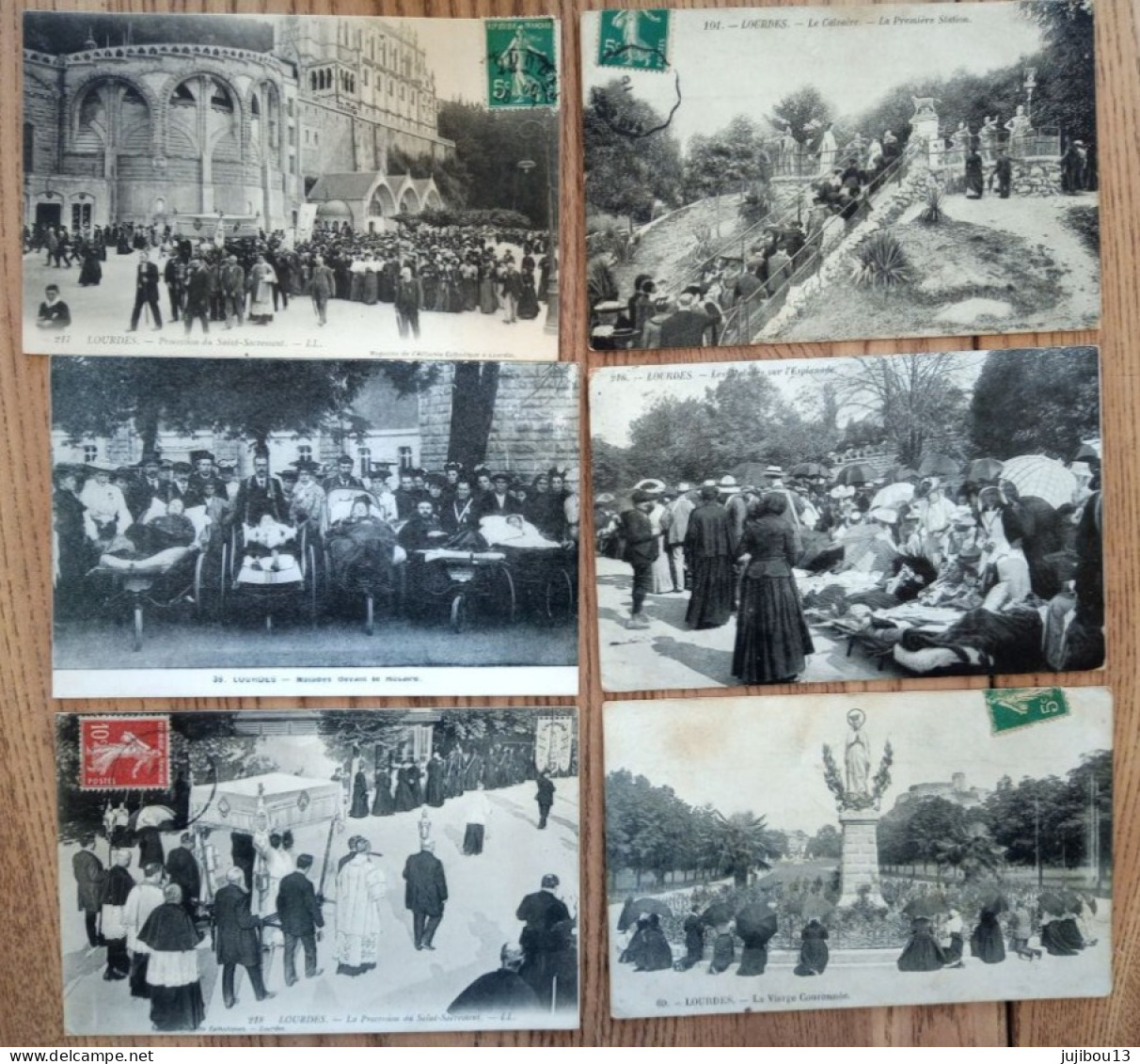 Lot De 336 Cartes De Lourdes + 3 Carnets - 100 - 499 Postkaarten