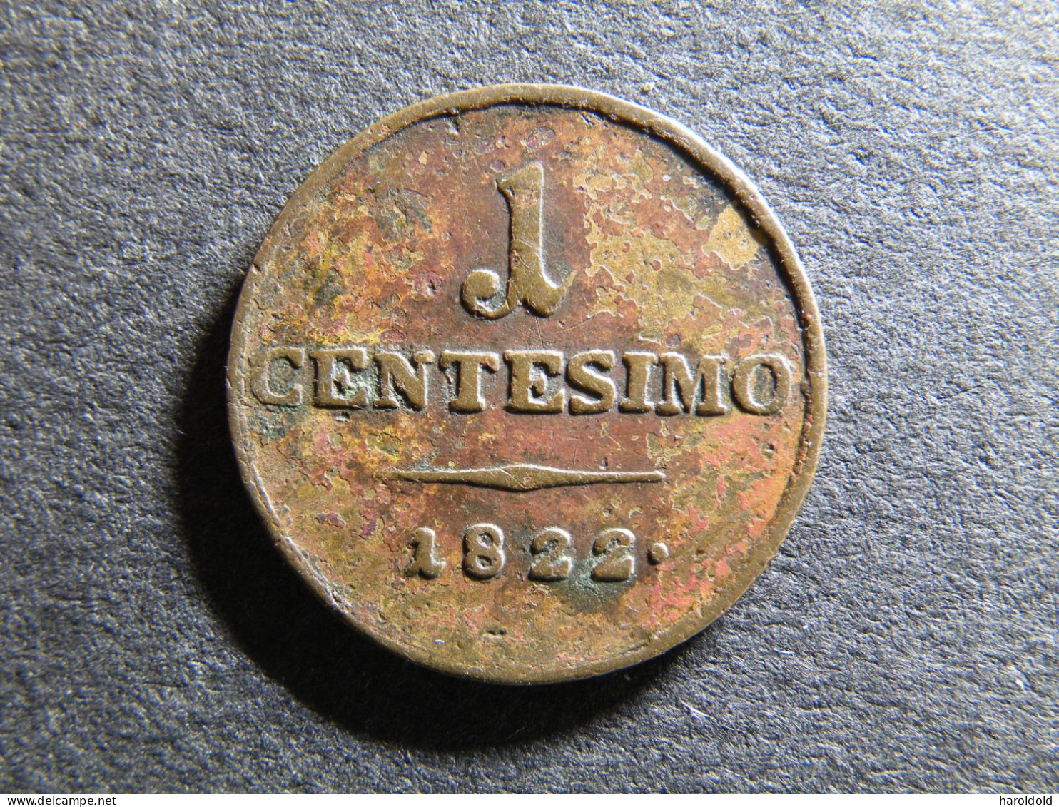 ITALIE - LOMBARDIE - 1 CENTESIMO 1822 M - Lombardo-Veneto