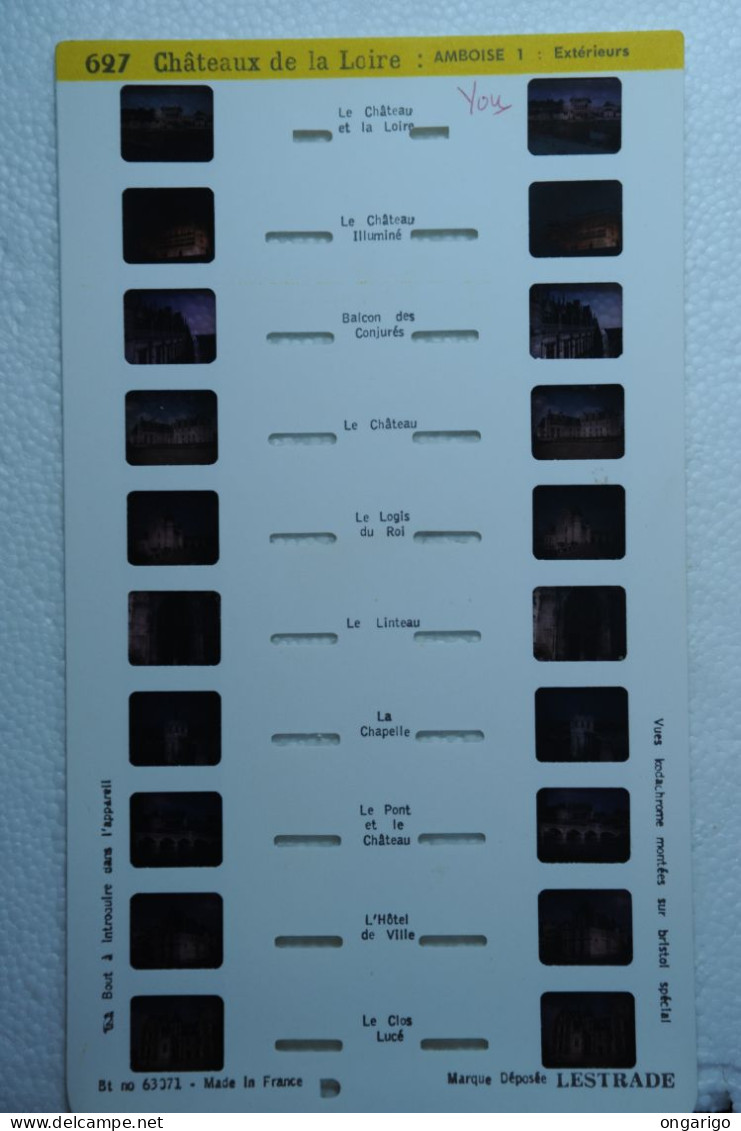 LESTRADE :   627  CHATEAUX DE LA LOIRE  ;  AMBOISE  1  EXTERIEURS - Stereoscopes - Side-by-side Viewers