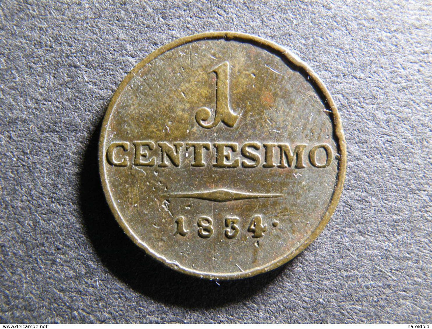 ITALIE - LOMBARDIE - 1 CENTESIMO 1834 M - SUP - Lombardo-Veneto