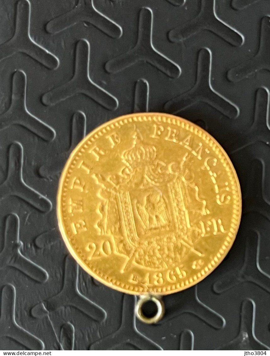20 FR Or 1865 BB Napoléon III - 20 Francs (gold)