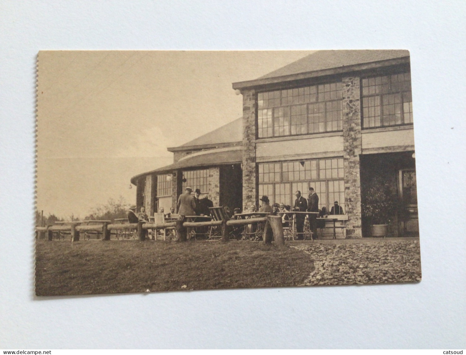 Carte Postale Ancienne HARRE Hôtel Du Viel Hermitage De St Antoine Sur La Terrasse - Manhay