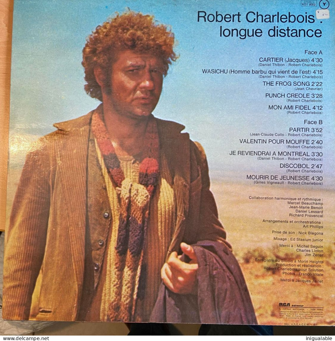 Robert Charlebois - Longue Distance (LP, Album,) - Sonstige - Franz. Chansons