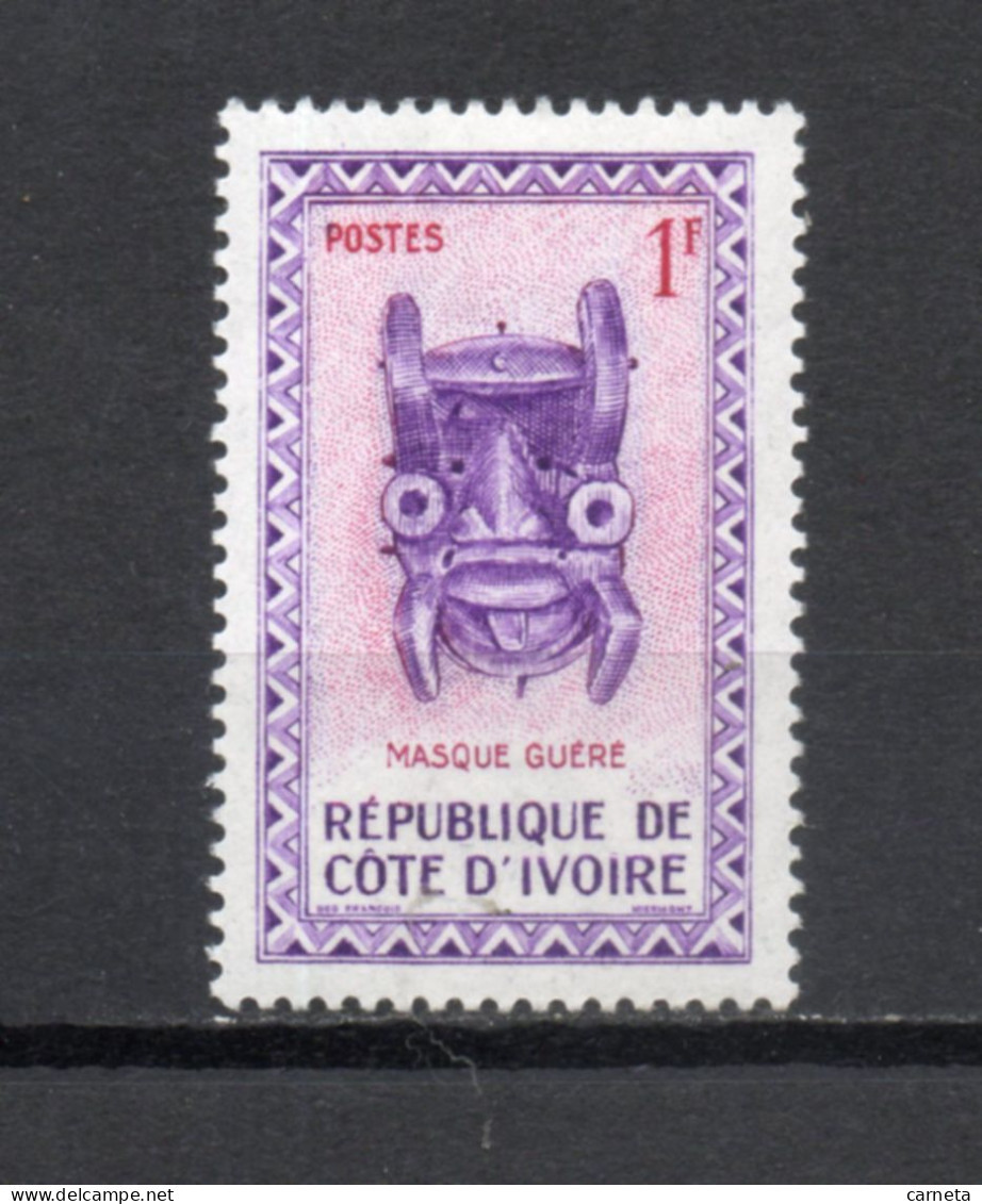 COTE D'IVOIRE N° 182   NEUF SANS CHARNIERE COTE 0.15€    MASQUE - Costa De Marfil (1960-...)