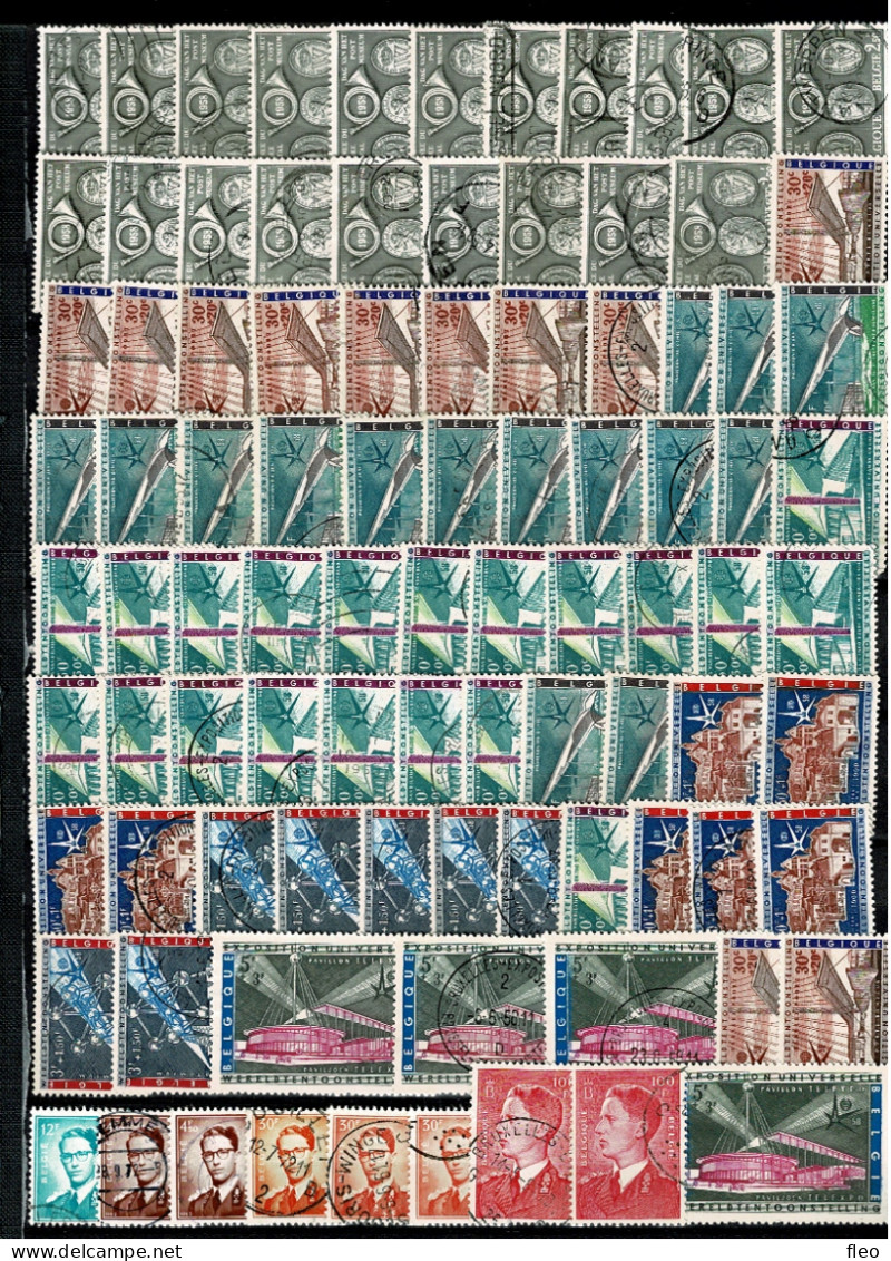 1958 Volledige Jaargang /ANNÉE COMPLÈTE   (+/- 300 Timbres°) - Années Complètes