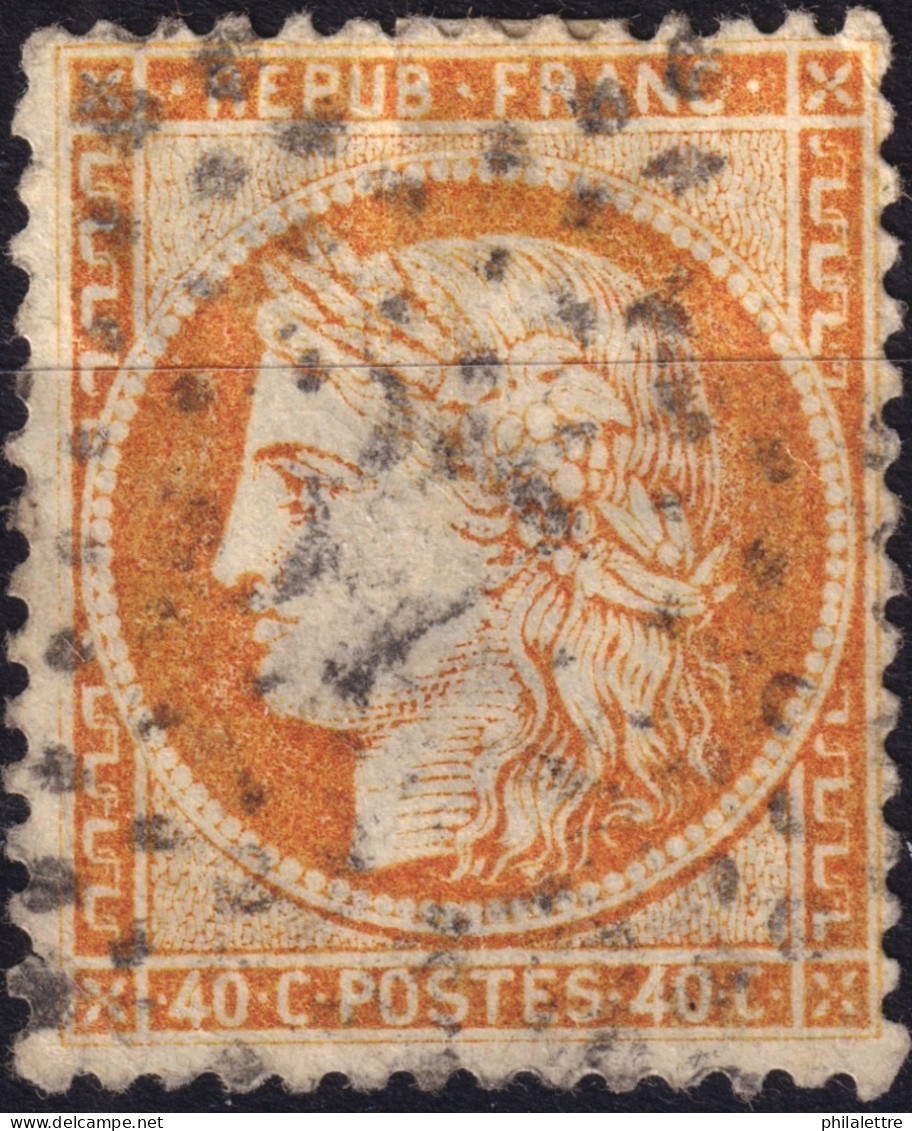 FRANCE - Étoile 37 (blvd Malesherbes) De Paris Sur Yv.38 40c Siège - TB - 1849-1876: Klassieke Periode