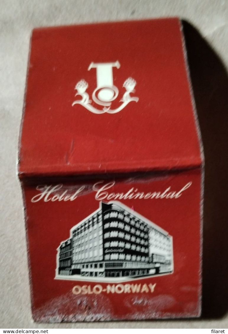 HOTEL CONTINENTAL,OSLO NORWAY,MATCHBOOK,BOOKMATCH - Zündholzschachteln