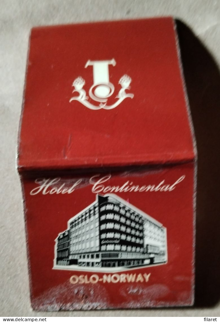 HOTEL CONTINENTAL,OSLO NORWAY,MATCHBOOK,BOOKMATCH - Boites D'allumettes