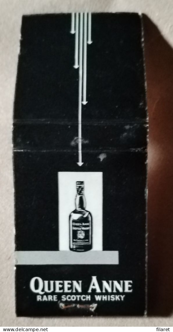 QUEEN ANNE WHISKY,MATCHBOOK,BOOKMATCH - Matchboxes