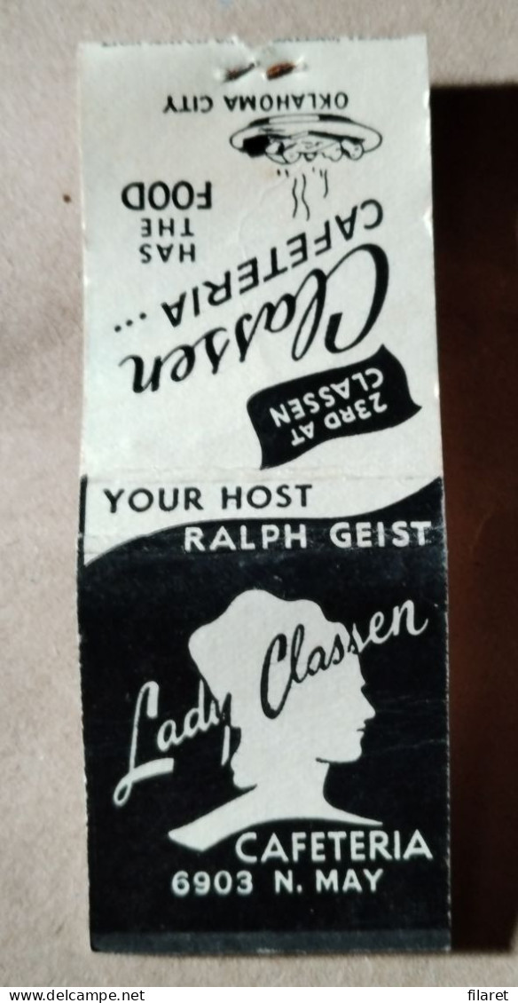 LADY CLASSEN,MATCHBOOK,BOOKMATCH - Zündholzschachteln