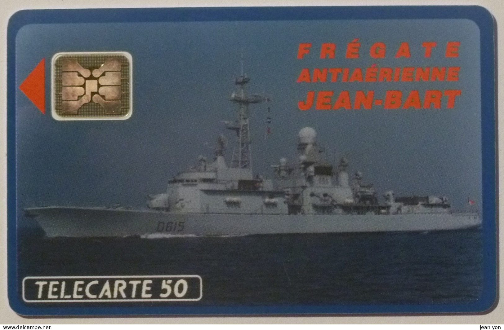 BATEAU / FREGATE ANTIAERIENNE JEAN BART - Télécarte Privée 50 Unités Utilisée - Schiffe