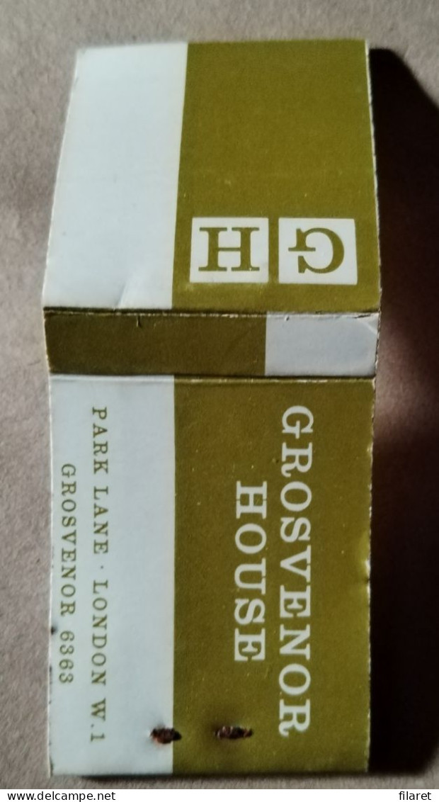 GROSVENOR HOUSE,MATCHBOOK,BOOKMATCH - Scatole Di Fiammiferi