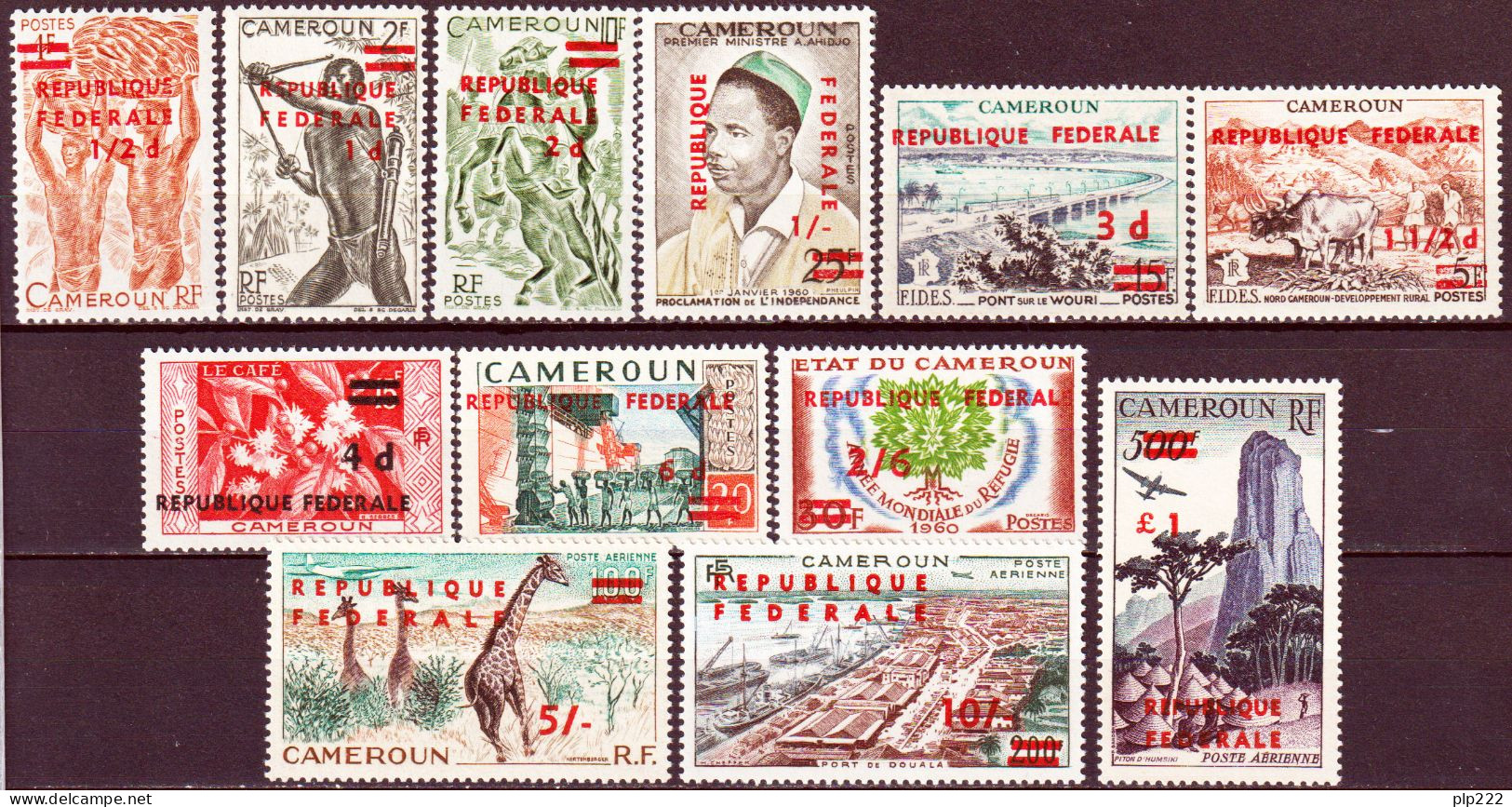 Camerun 1961 Y.T.320/28+A49/51 **/MNH VF - Kamerun (1960-...)