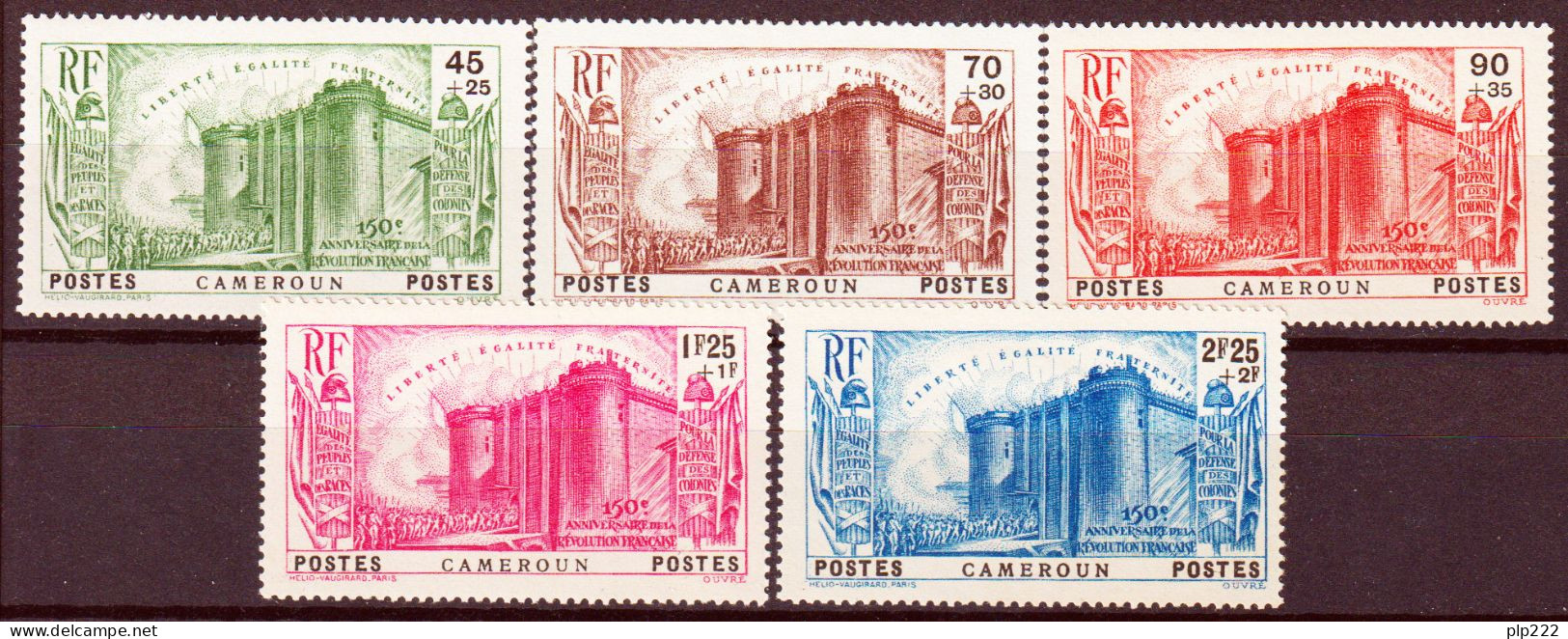 Camerun 1939 Y.T.192/96 */MH VF/ F - Nuevos