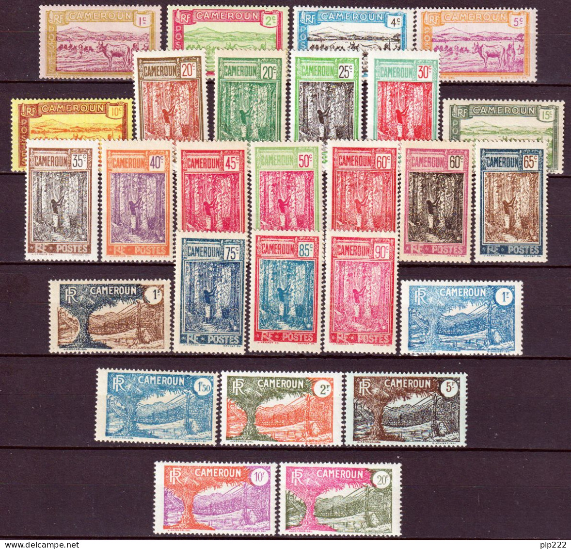 Camerun 1925 Y.T.106/32 */MH VF/ F - Unused Stamps