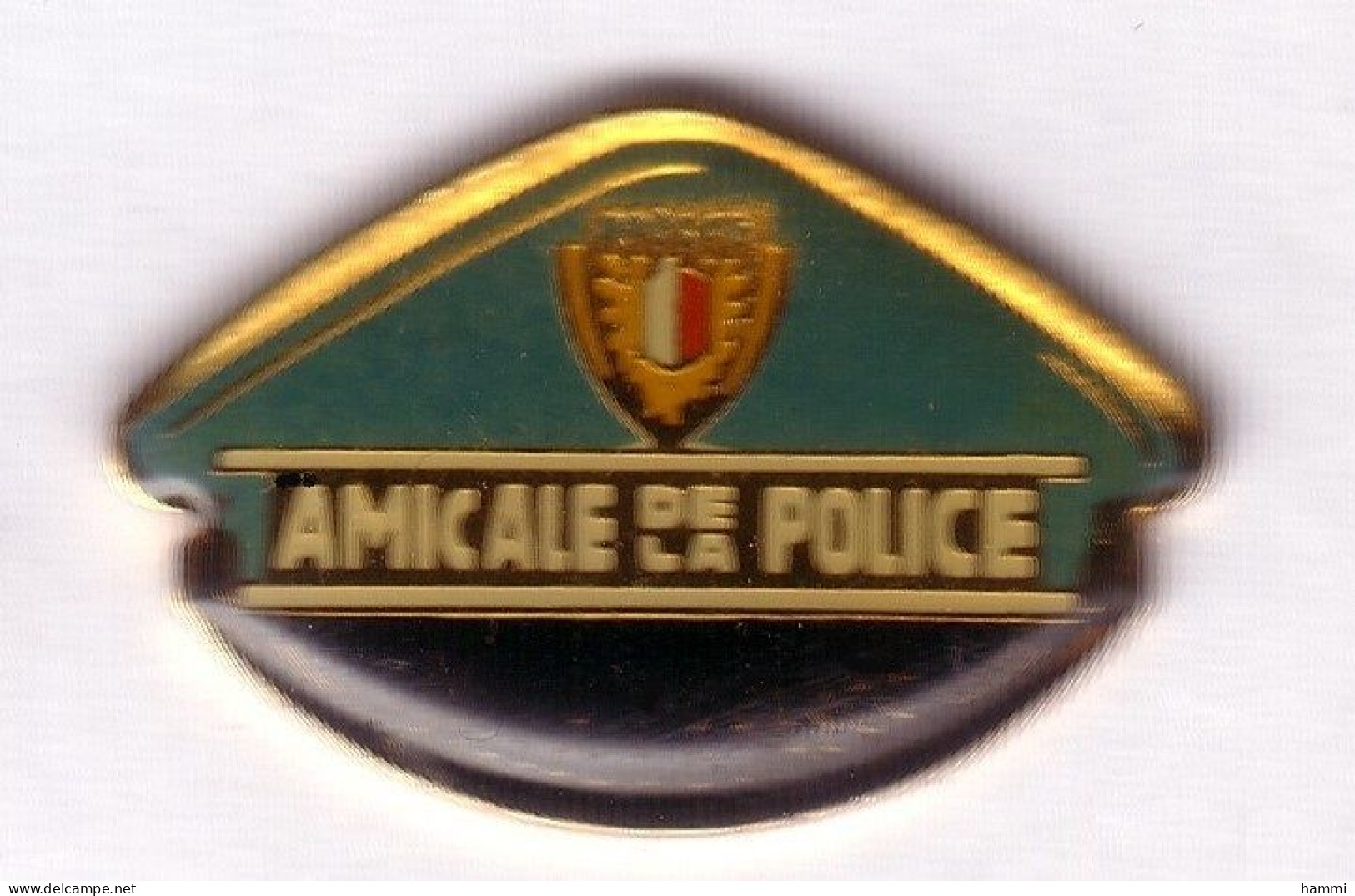 P166 Pin's Police Gendarmerie Amicale Villeneuve D Ascq Nord Pas-de-Calais Achat Immédiat - Policia