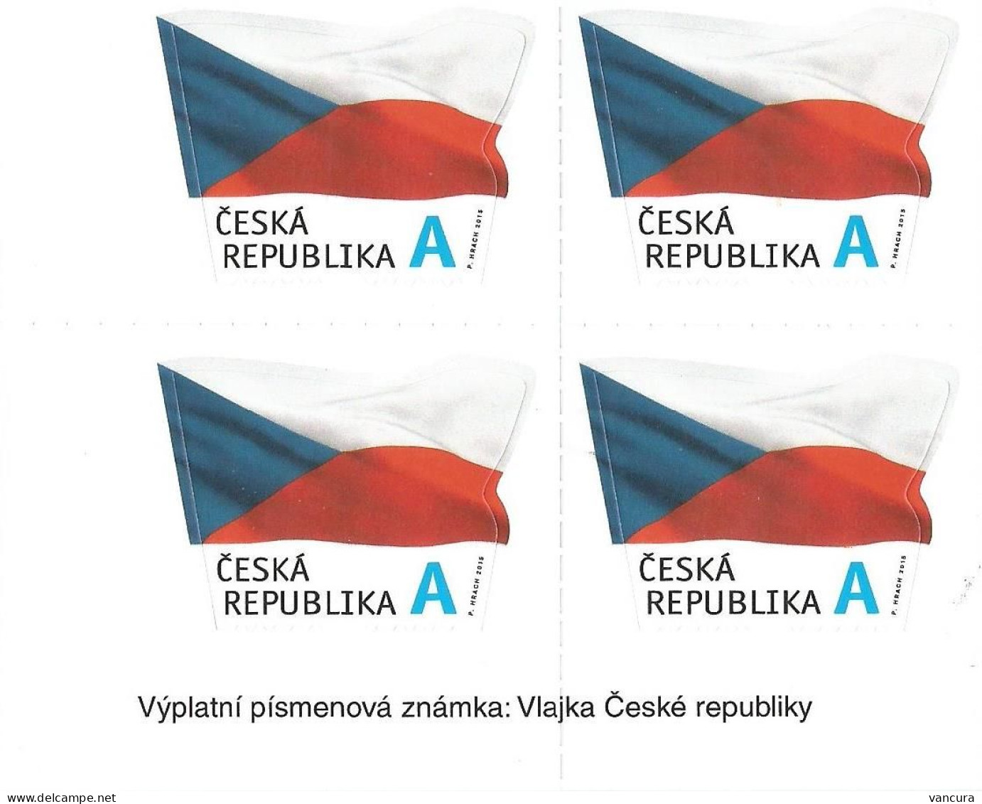 867 Czech Republic Flag 2015 - Ungebraucht