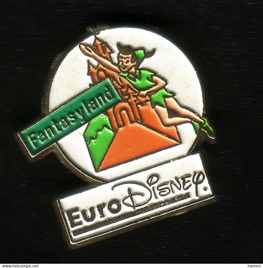 BD306 Pin's DISNEY EURODISNEY FANTASYLAND PETER PAN Achat Immediat - Disney