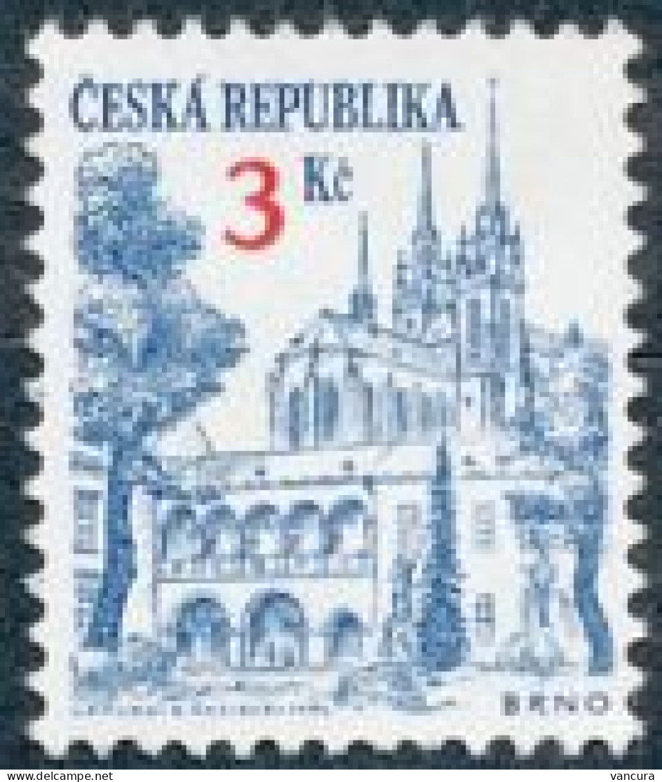 ** 35 Czech Republic Brno/Brünn Definitive 1994 St Peter Church - Ongebruikt