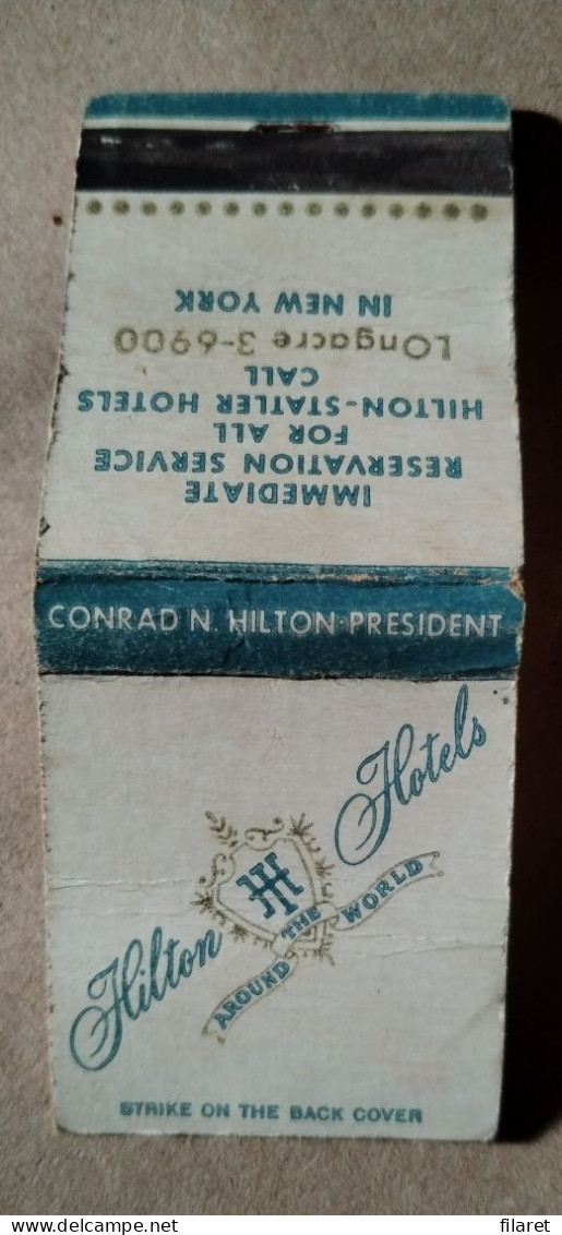 Conrad N.Hilton President,MATCHBOOK,BOOKMATCH - Luciferdozen