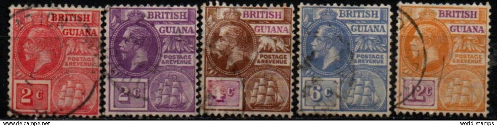 GUYANE BRIT. 1921-7 O - Guyane Britannique (...-1966)
