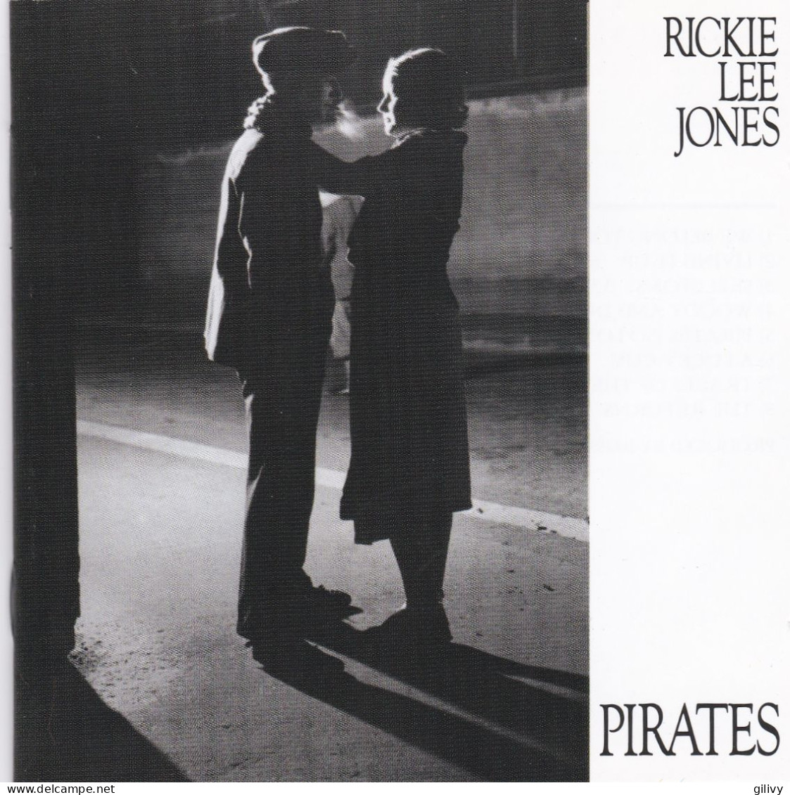 Album CD : RICKY LEE JONES : " Pirates " - Country & Folk