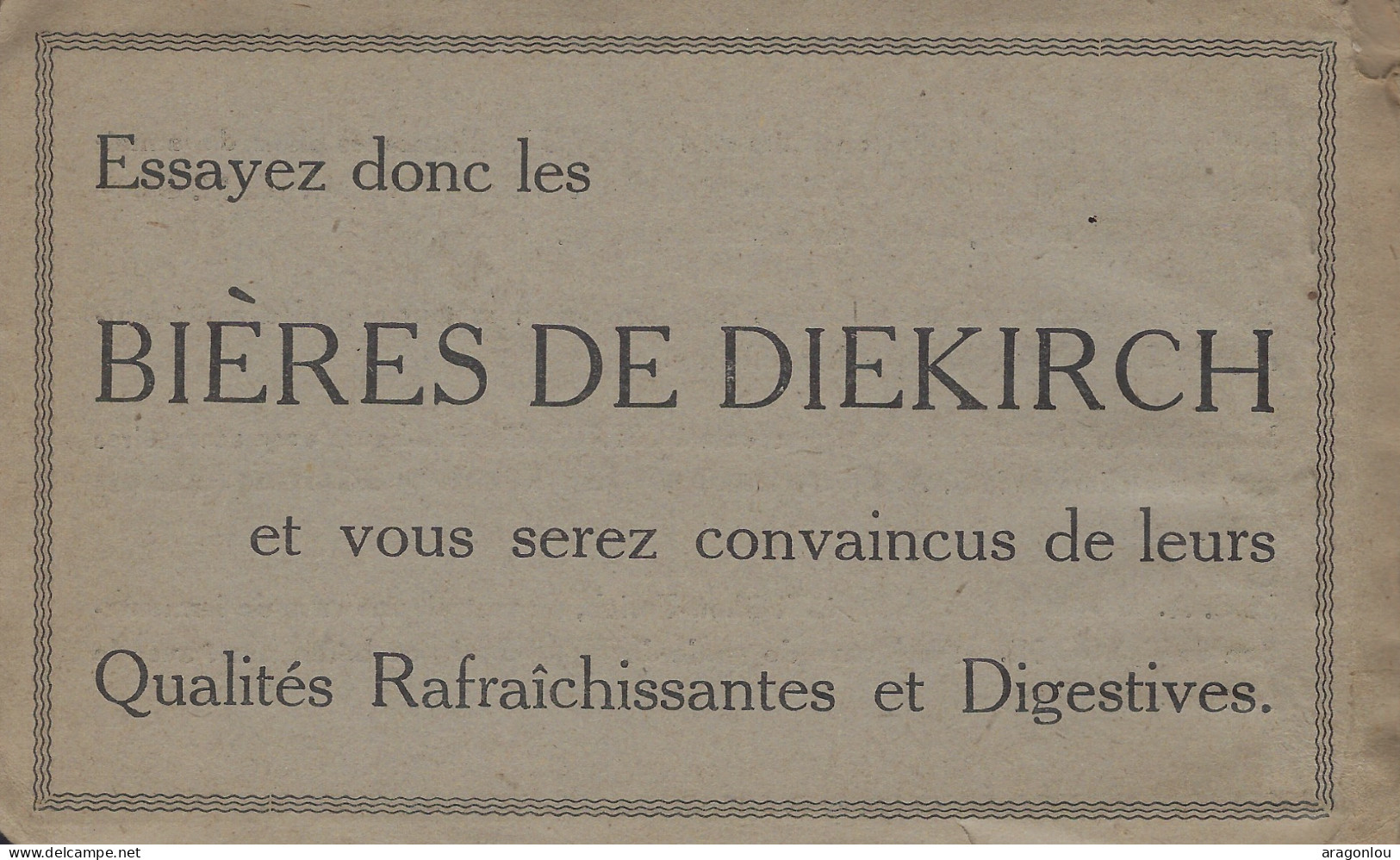 Luxembourg - Luxemburg - S.A. de la BRASSERIE de DIEKIECH - Cartes Postales