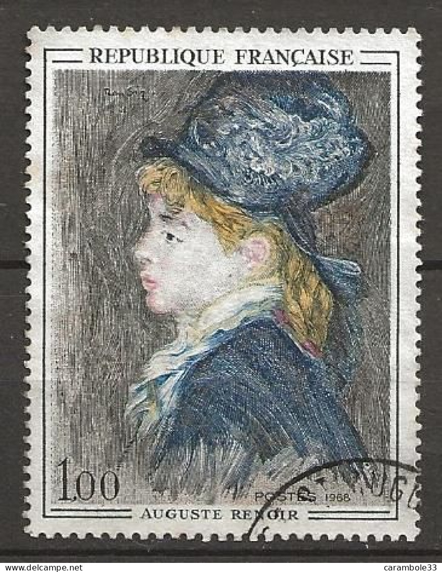 TIMBRE  FRANCE AUGUSTE RENOIR  Oblitéré 1968  (1555) - Used Stamps