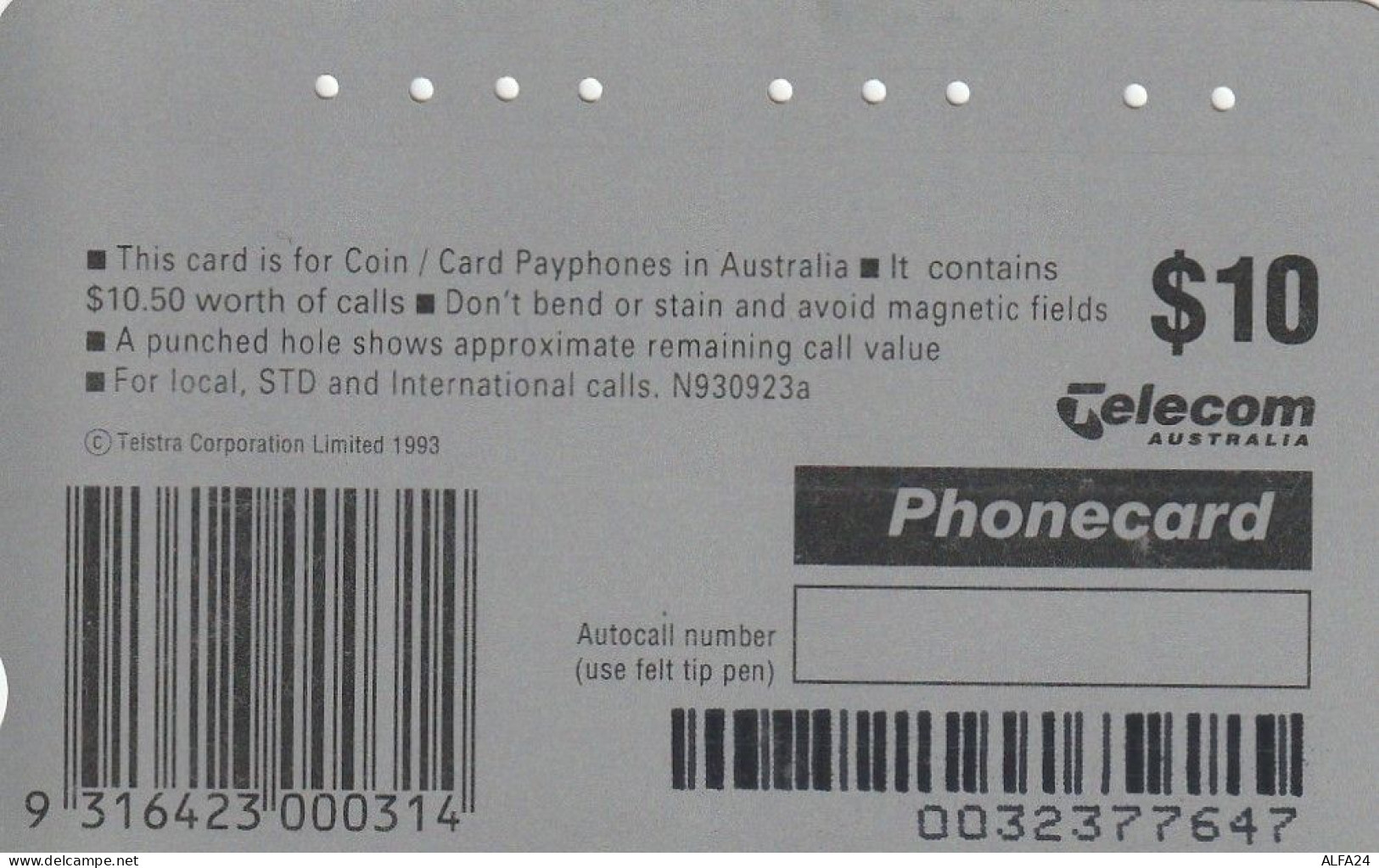 PHONE CARD AUSTRALIA  (CZ495 - Australie