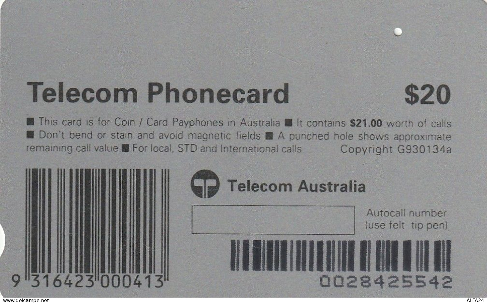 PHONE CARD AUSTRALIA  (CZ486 - Australia