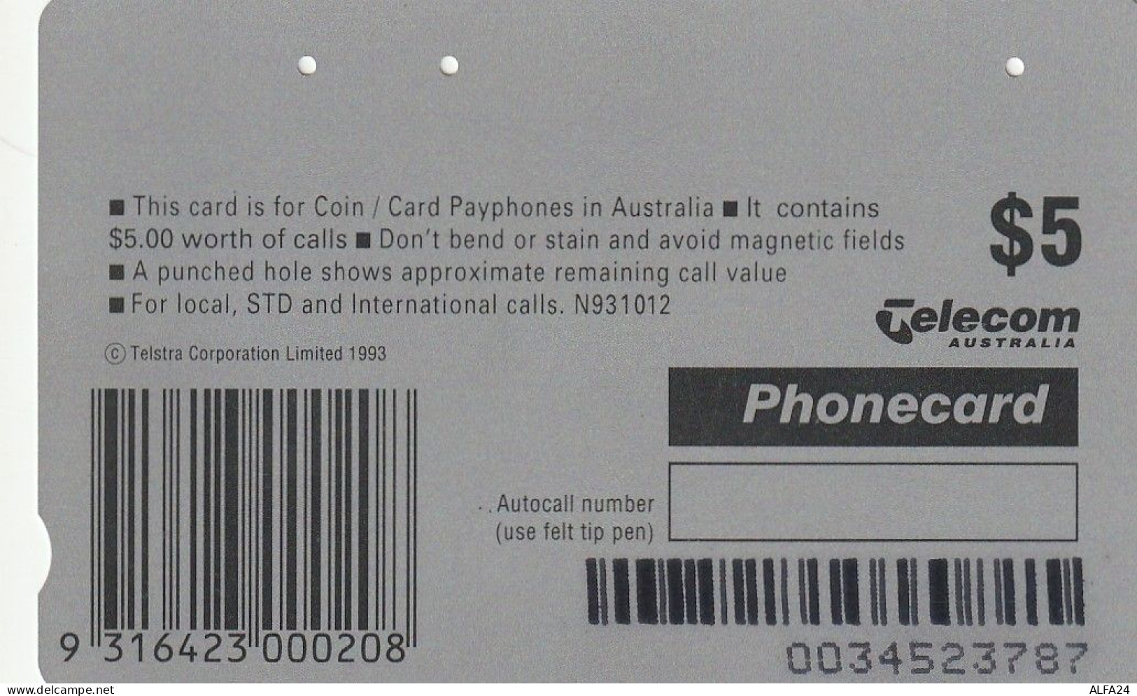 PHONE CARD AUSTRALIA  (CZ499 - Australia