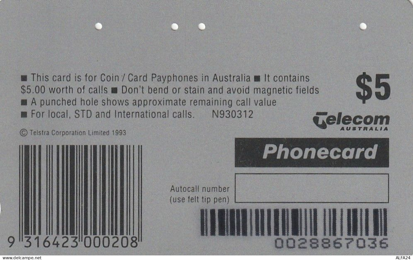 PHONE CARD AUSTRALIA  (CZ497 - Australien