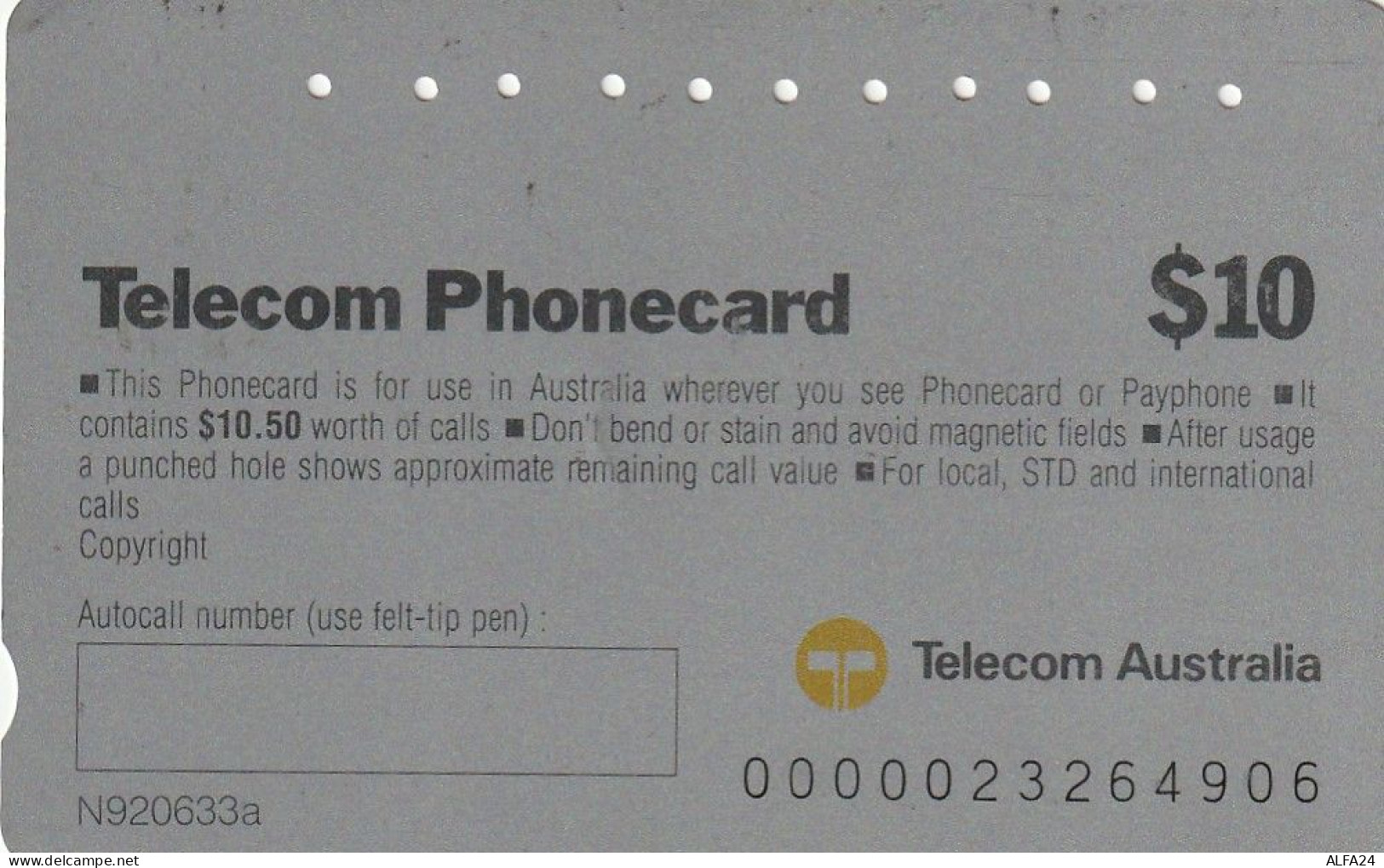 PHONE CARD AUSTRALIA  (CZ480 - Australia