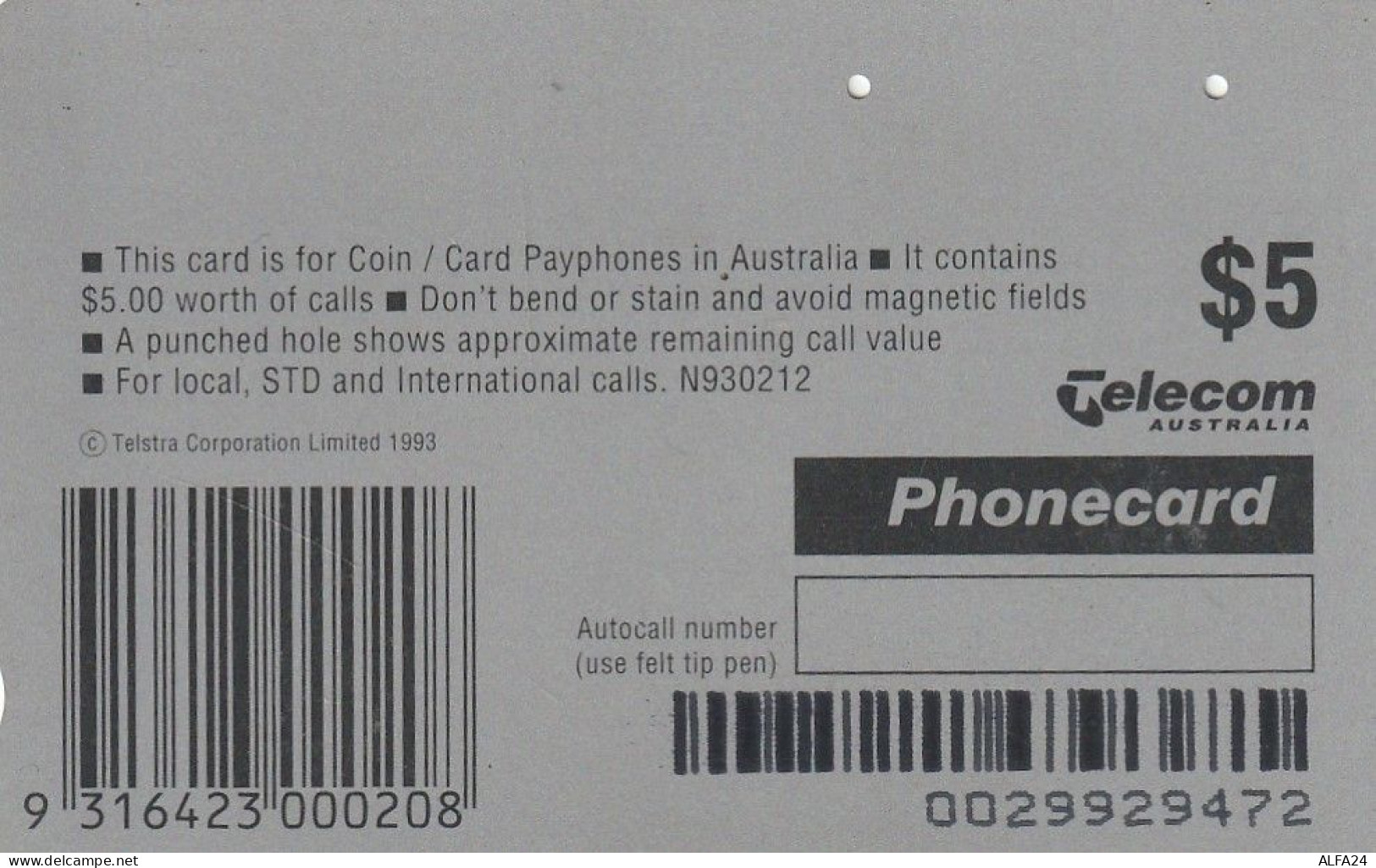 PHONE CARD AUSTRALIA  (CZ481 - Australie