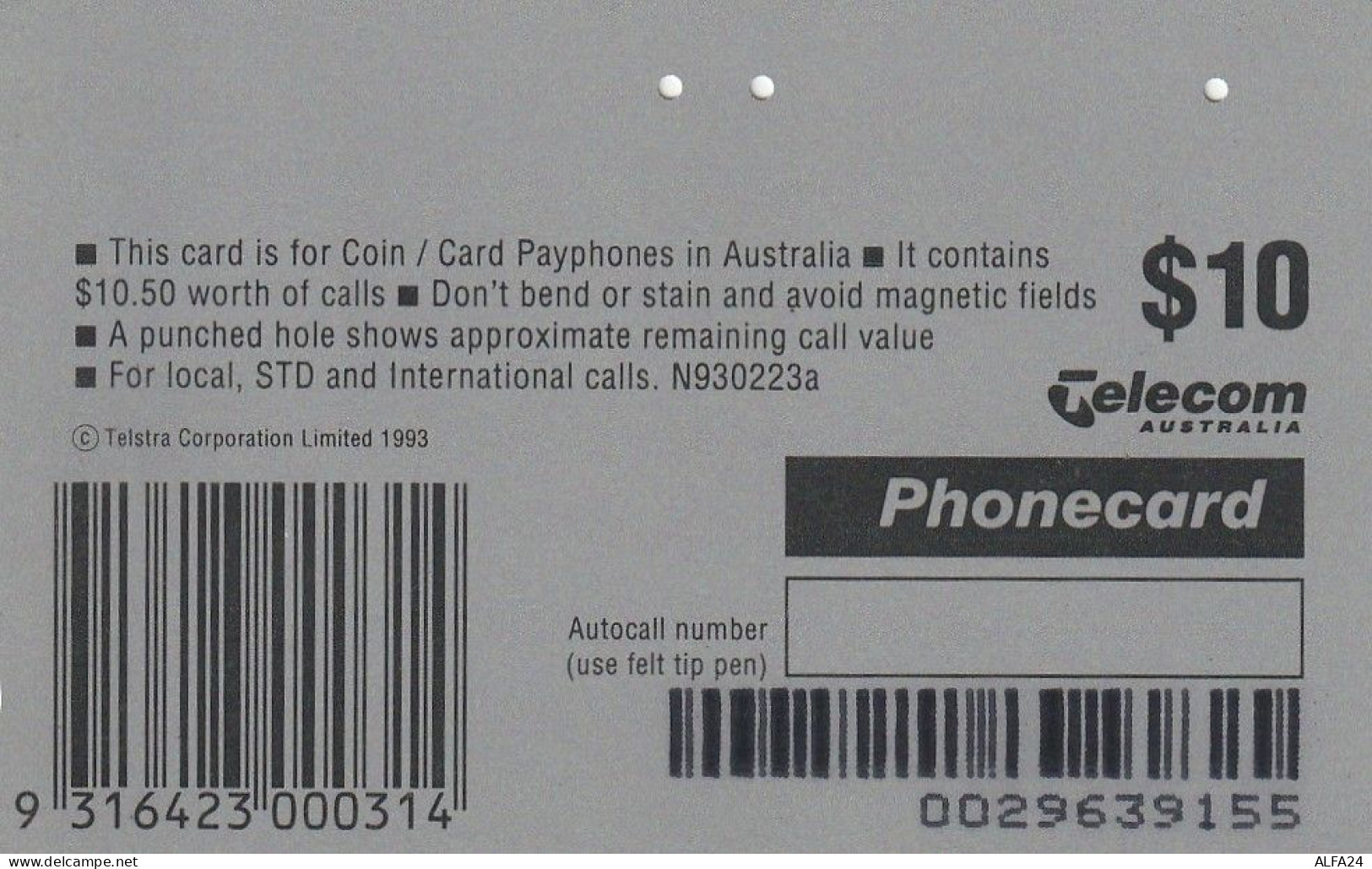 PHONE CARD AUSTRALIA  (CZ475 - Australie