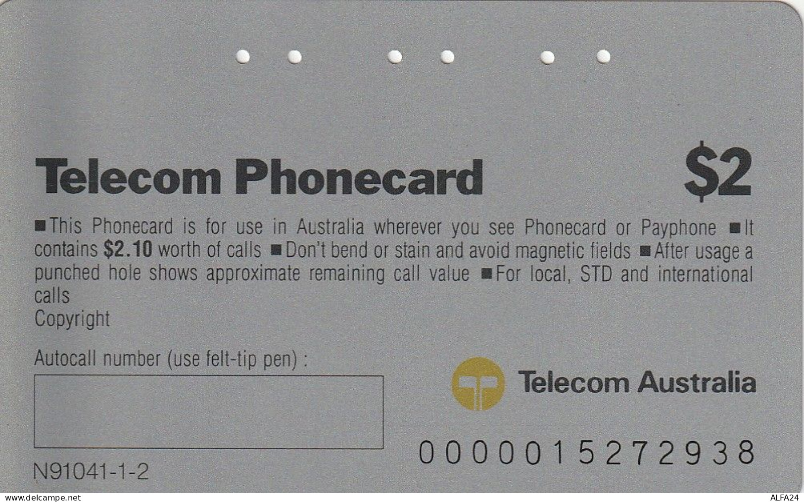 PHONE CARD AUSTRALIA  (CZ471 - Australie