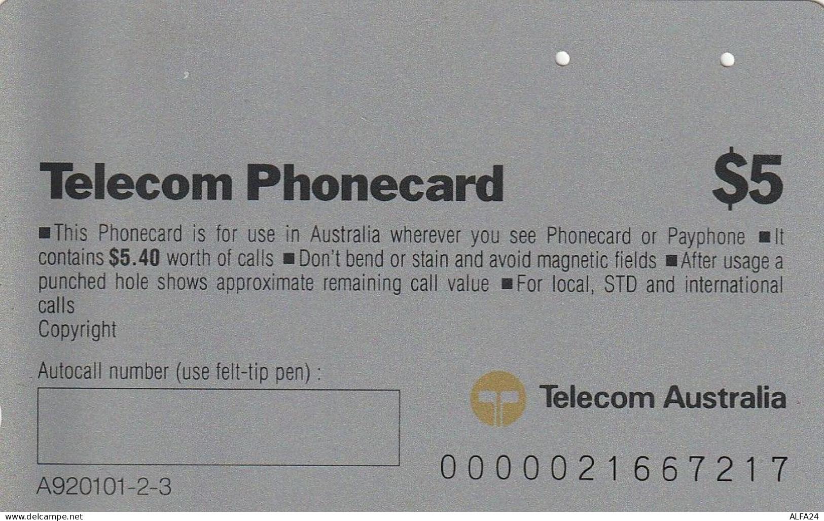 PHONE CARD AUSTRALIA  (CZ467 - Australia