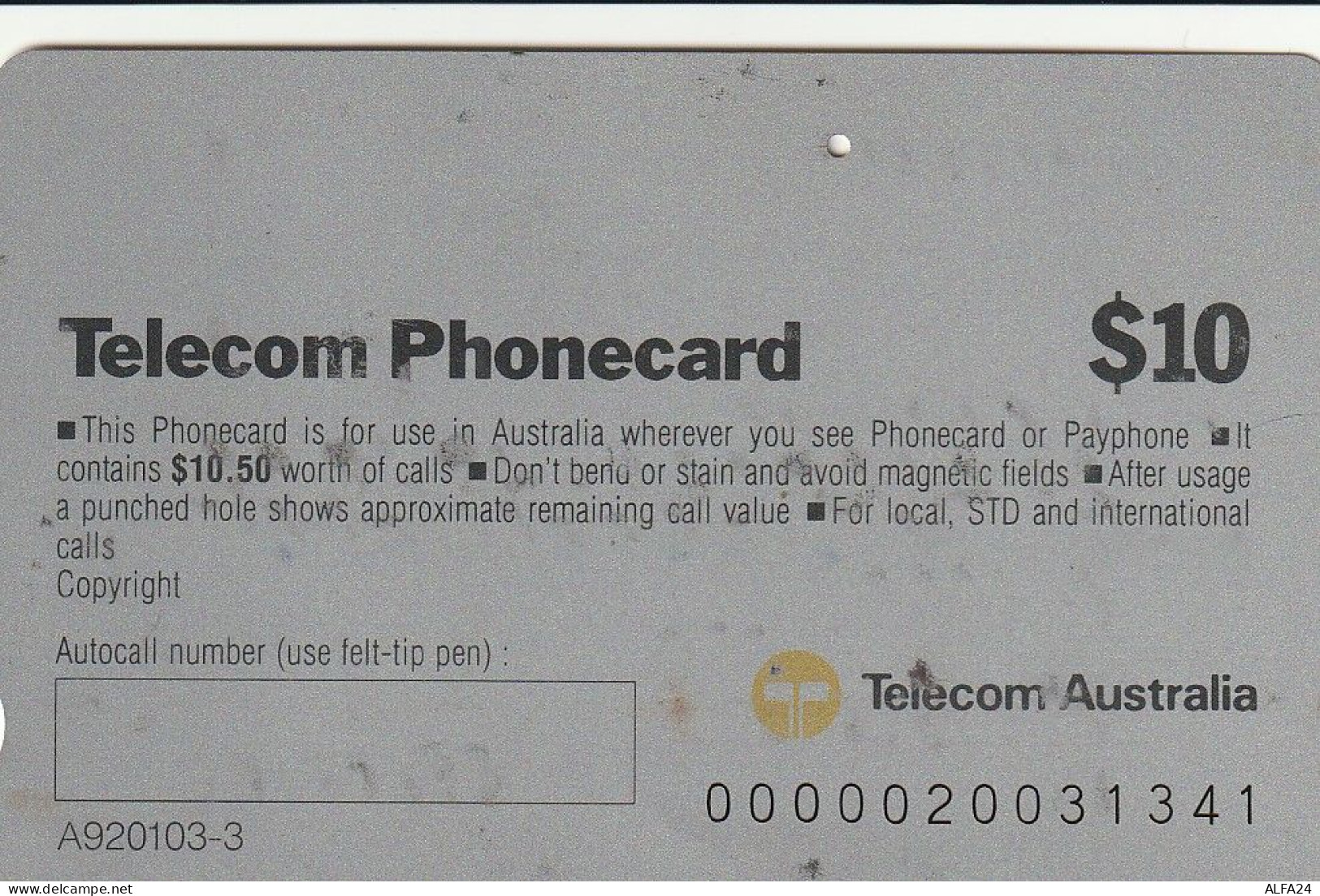 PHONE CARD AUSTRALIA  (CZ466 - Australie