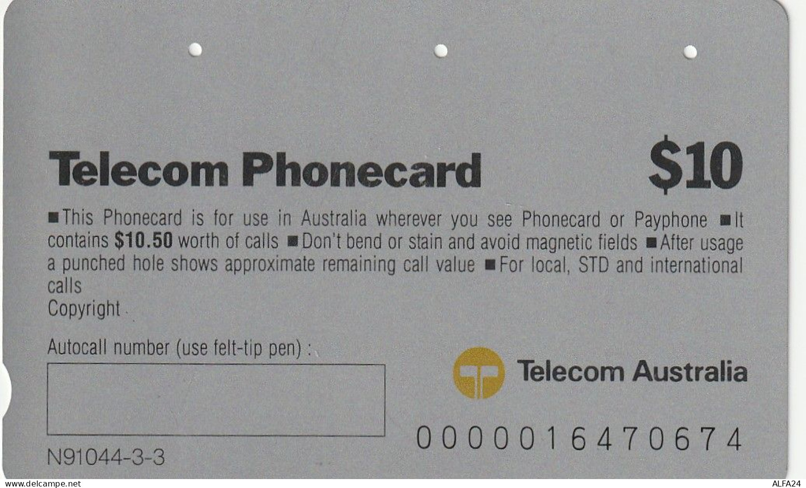 PHONE CARD AUSTRALIA  (CZ461 - Australia