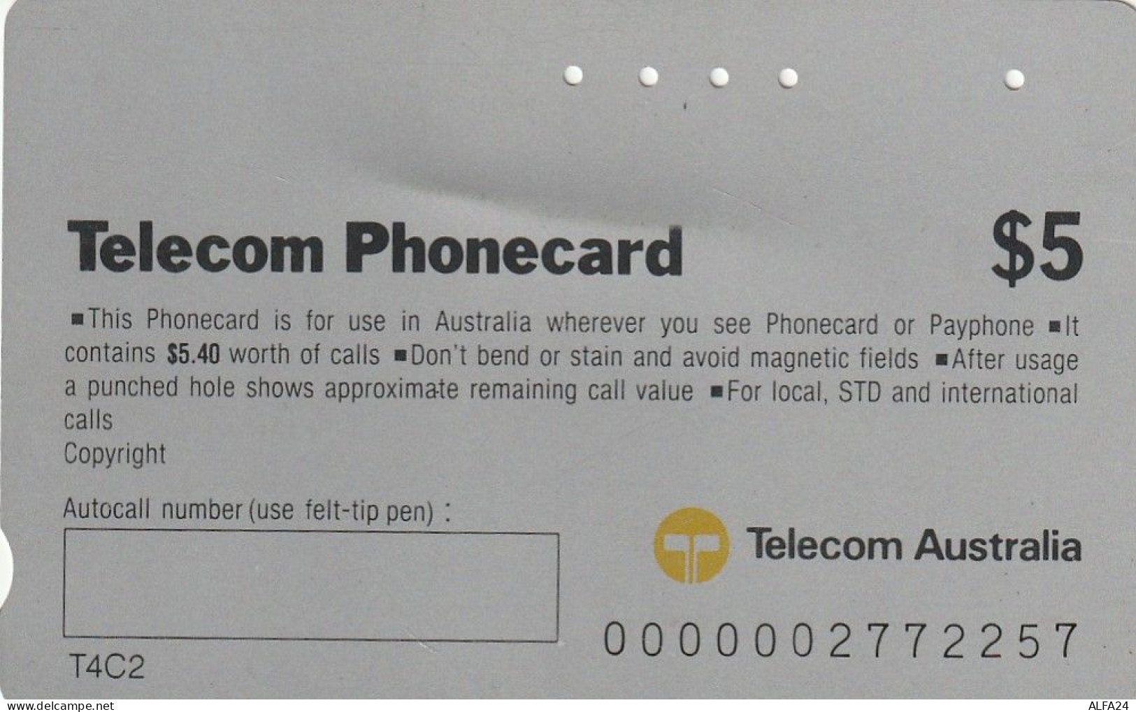 PHONE CARD AUSTRALIA  (CZ446 - Australia