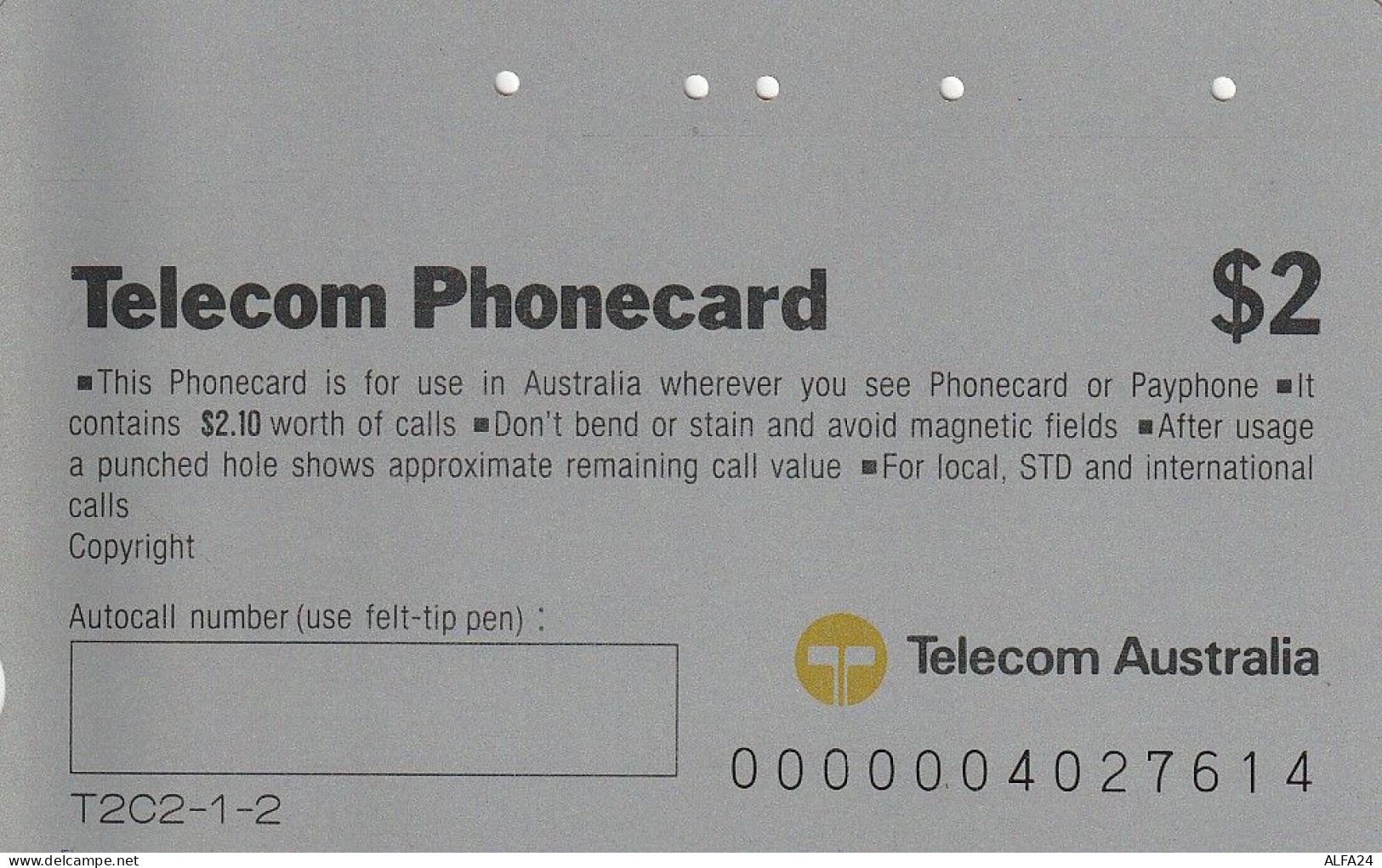 PHONE CARD AUSTRALIA  (CZ447 - Australia